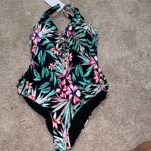 Womens floral bathing suit